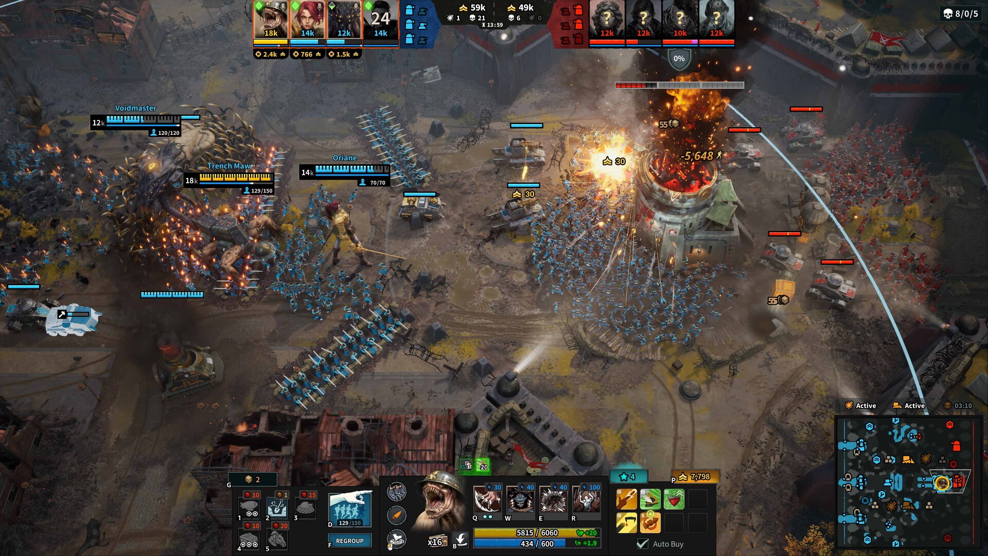 『March of Giants』が海外でプレイテストを実施。軍隊を率い、砲台や塹壕で前線を作って戦う4vs4_001