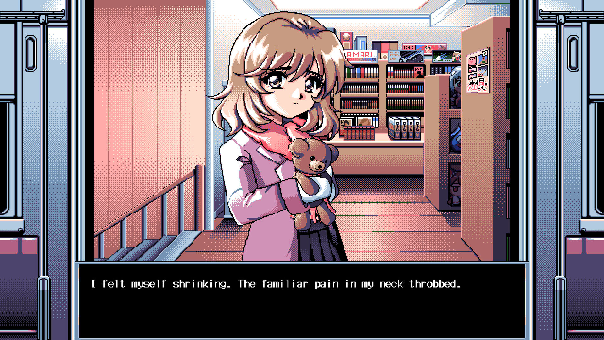 【無料】PC-98風の百合ビジュアルノベルゲーム『if you stay』10月22日にSteam・itch․ioで配信開始_005