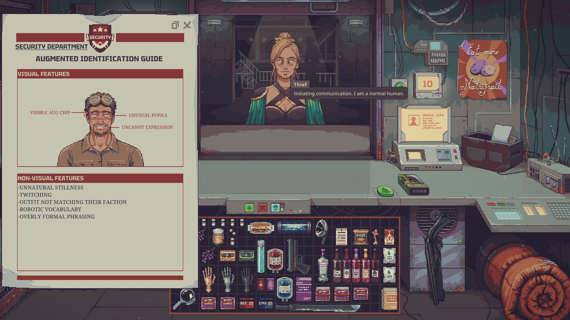 『Probably Stolen』が「圧倒的に好評」な好調スタート。サイバーパンク世界で質屋を営むゲーム_005