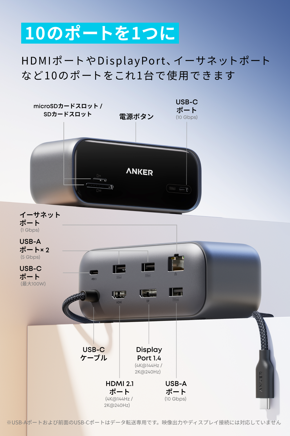 アンカー史上初、“接続状況が見える”ディスプレイ搭載「USB-Cハブ」が登場_004