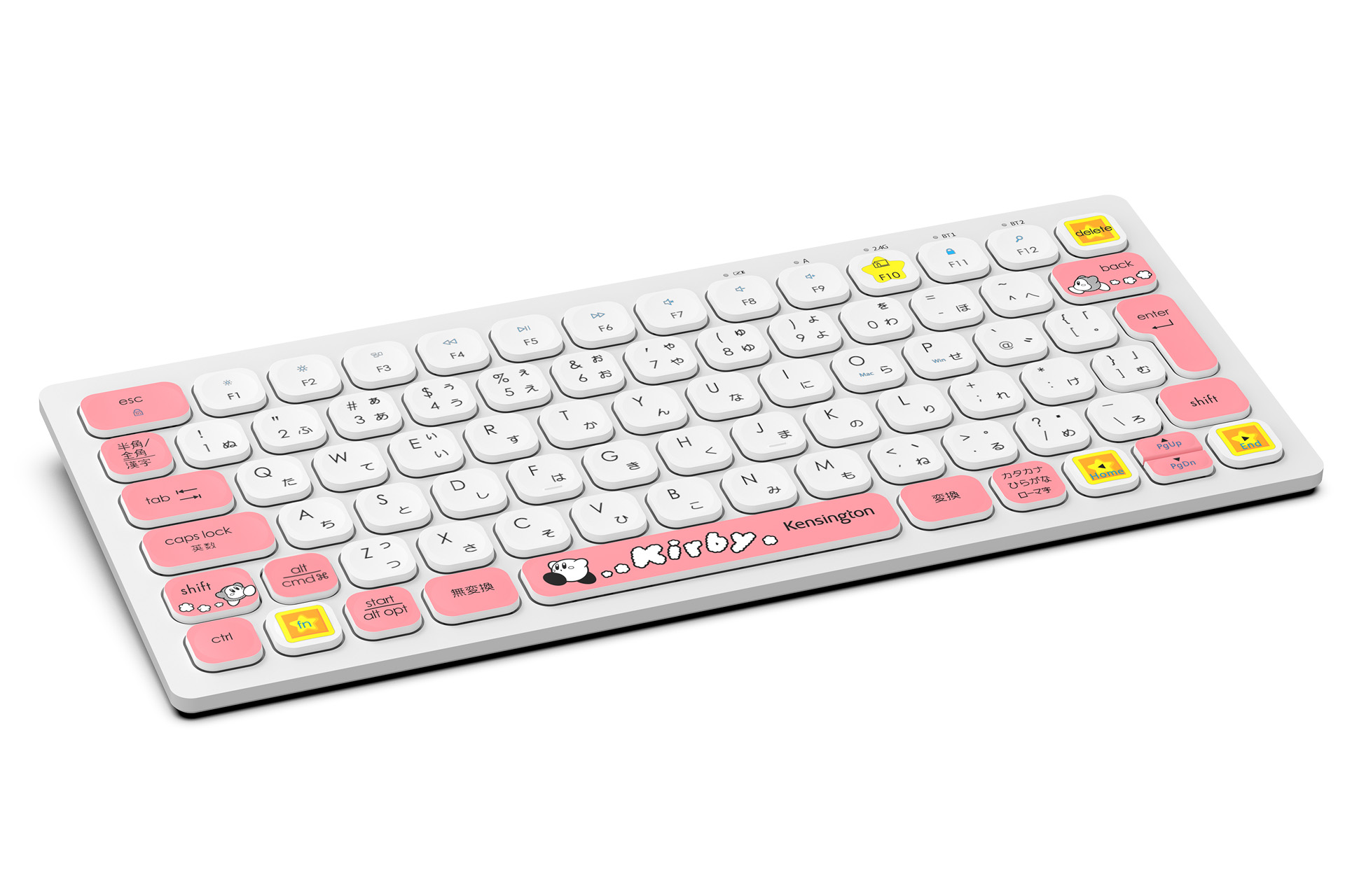『星のカービィ』デザインのかわいいワイヤレスキーボード&マウスが登場。11月10日に発売予定_001