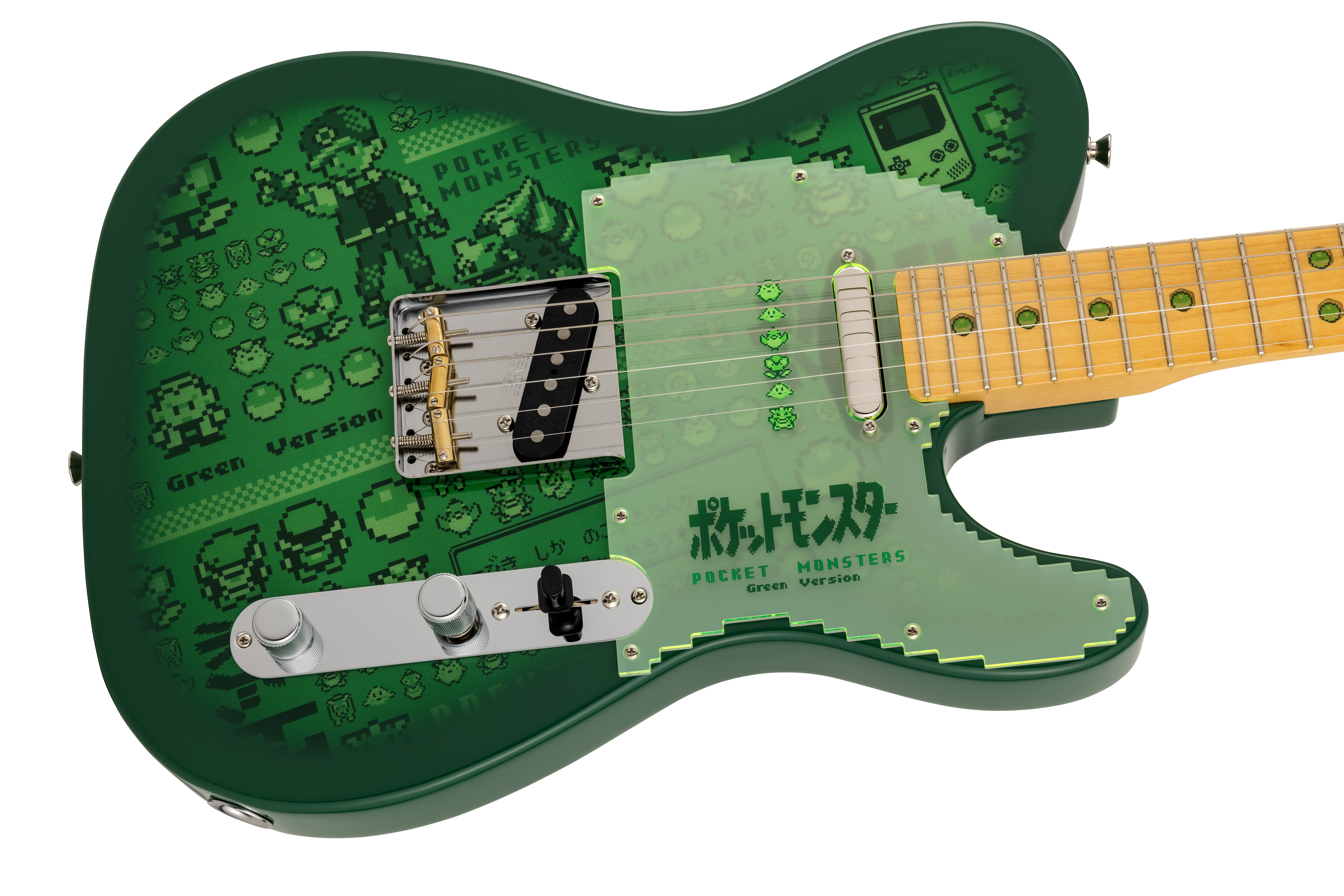 Fenderとコラボした『ポケットモンスター 赤・緑』デザインのギターが、ポケモンセンターオンラインに登場_003