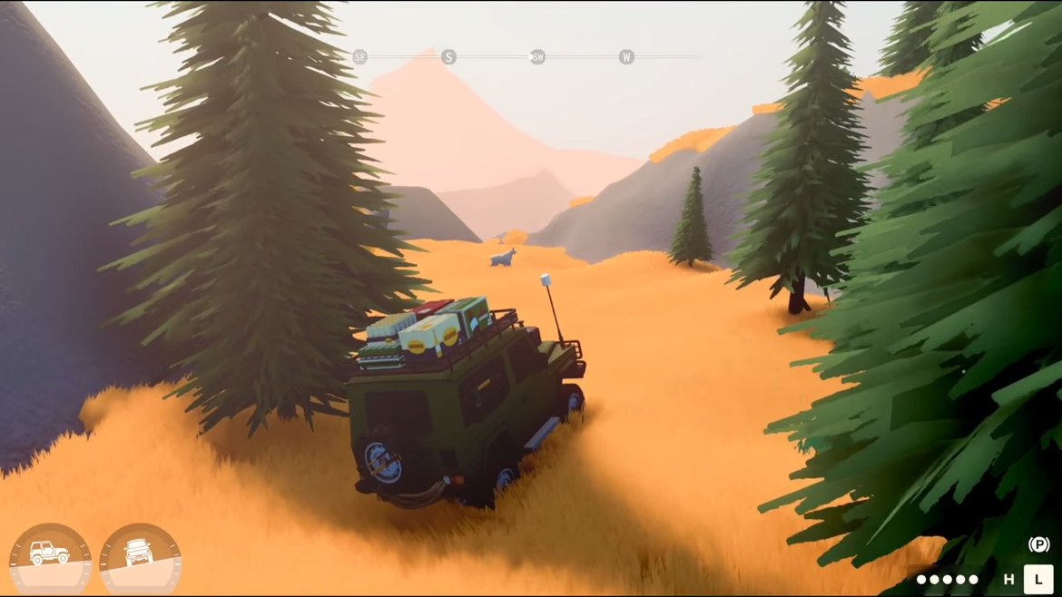 『over the hill』本日10月15日リリース。「最大4人」で“危険すぎるオフロード”を乗り越え大自然をドライブするゲー_006