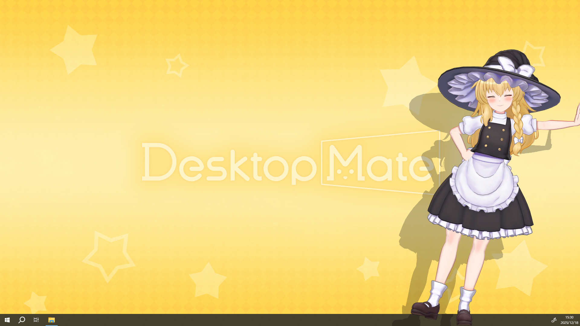 「霧雨魔理沙」「ゆっくり魔理沙」がデスクトップで動き回る『Desktop Mate』新DLCが1月22日に発売決定_003