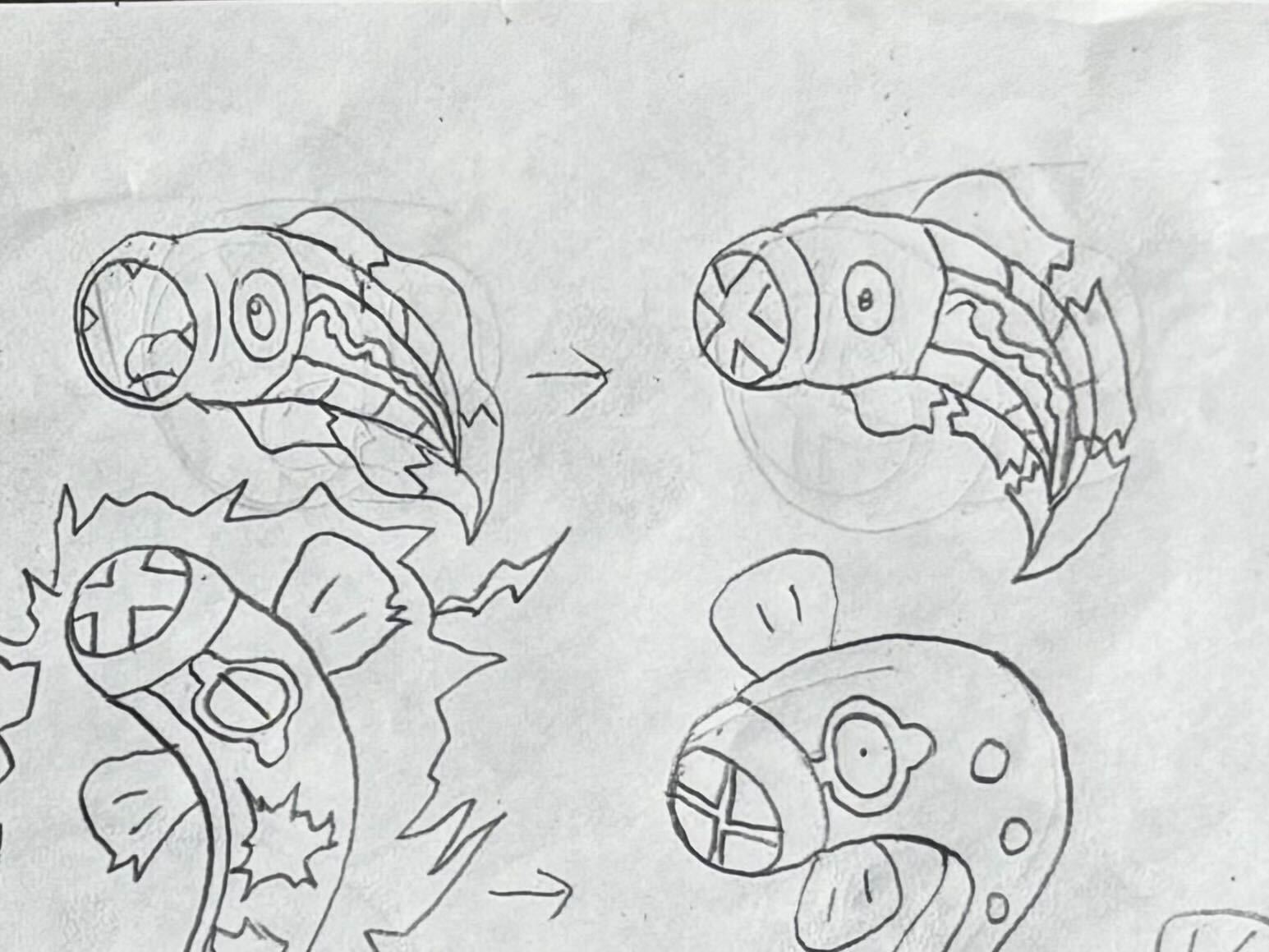 高校生が描いた「ポケモン進化の過程」に説得力がありすぎるので、本人に図解してもらった_016