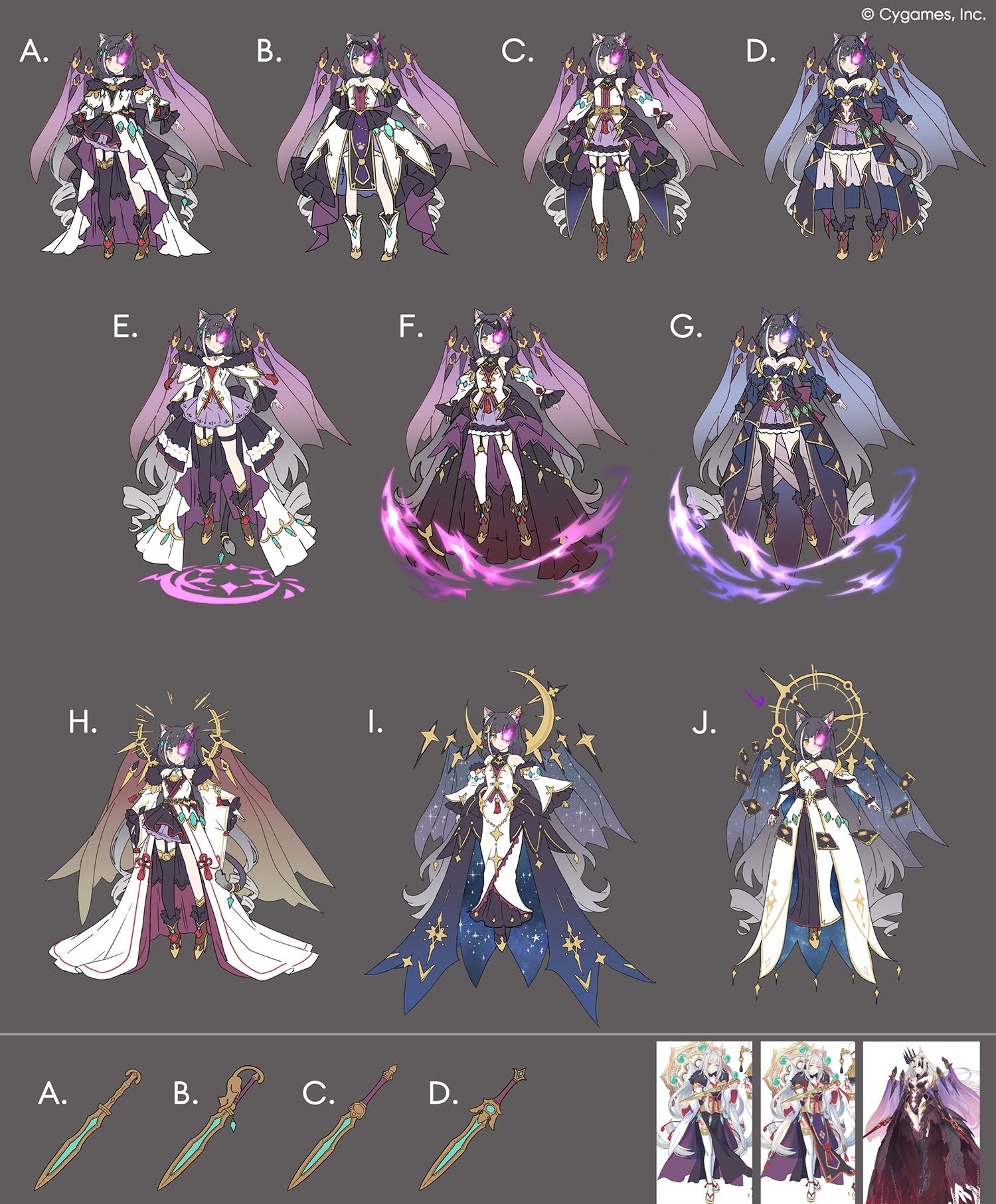 『プリコネR』“キャル（覇瞳天星）”の設定ラフ画を独占公開。キャルちゃん、またしても陛下からお仕置きされる_010