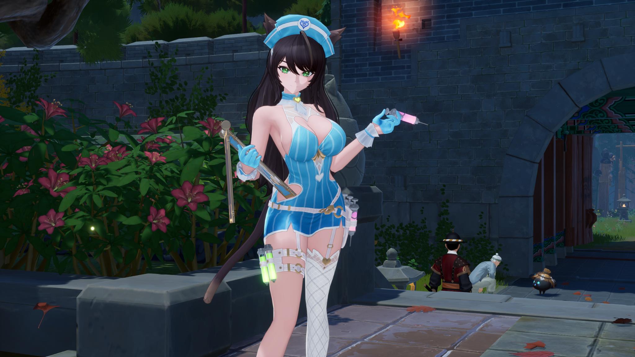 『モンギル：STAR DIVE』レビュー・評価・感想：女性キャラ太ももベルト率62.5%!?_009