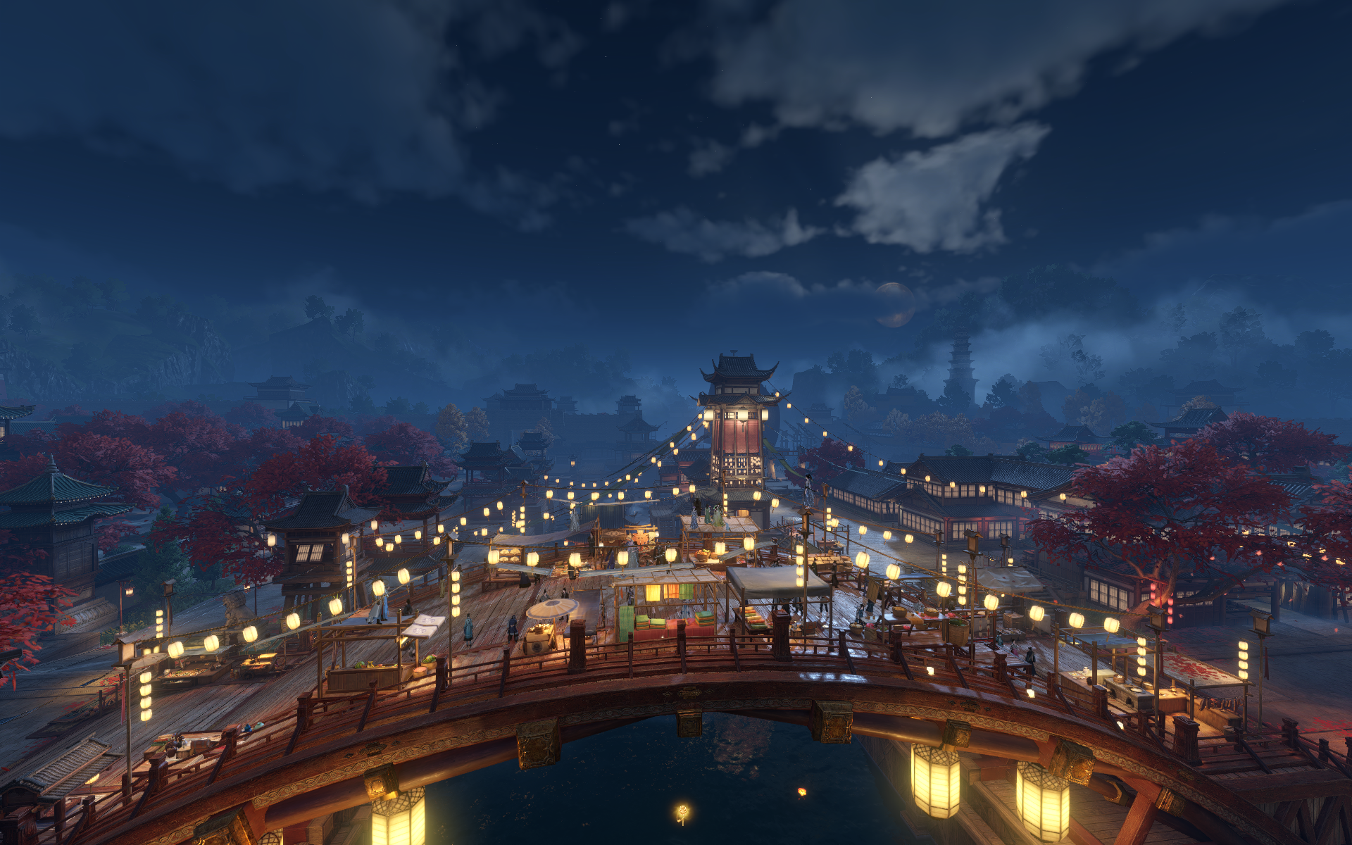 何にでもなれるMMORPG『逆水寒』で「物乞い」の生き様を見せつける。CBT最終日、記念の花火で、物乞い。恵んでくれた同志が現る_014