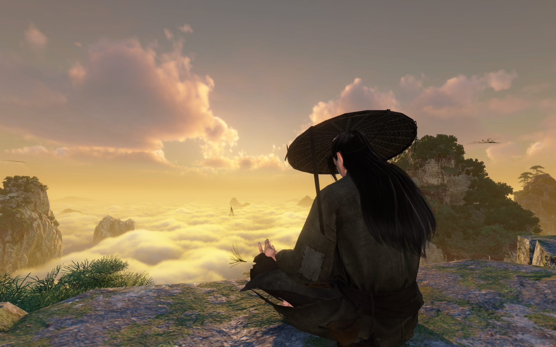 何にでもなれるMMORPG『逆水寒』で「物乞い」の生き様を見せつける。CBT最終日、記念の花火で、物乞い。恵んでくれた同志が現る_024