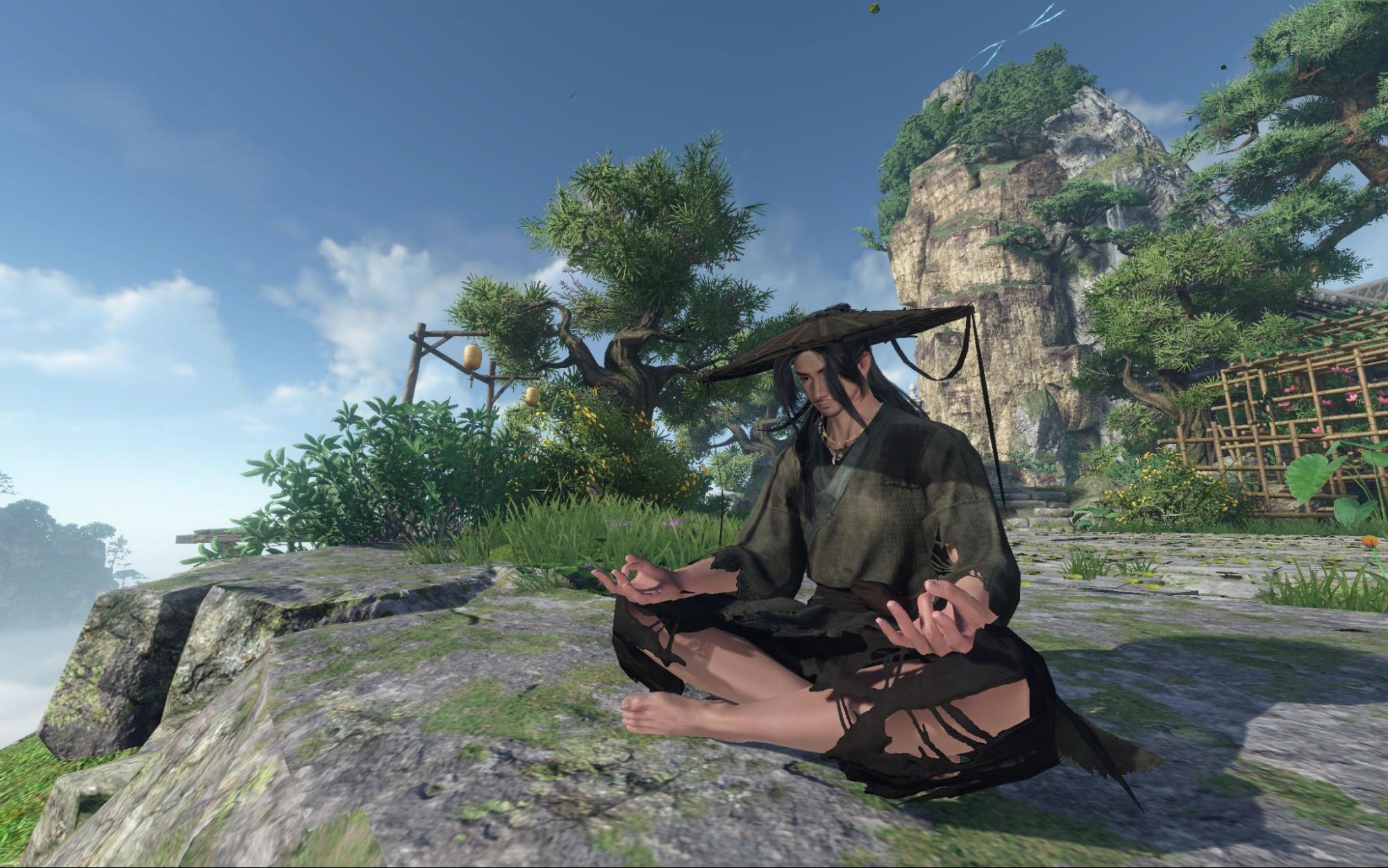 何にでもなれるMMORPG『逆水寒』で「物乞い」の生き様を見せつける。CBT最終日、記念の花火で、物乞い。恵んでくれた同志が現る_021