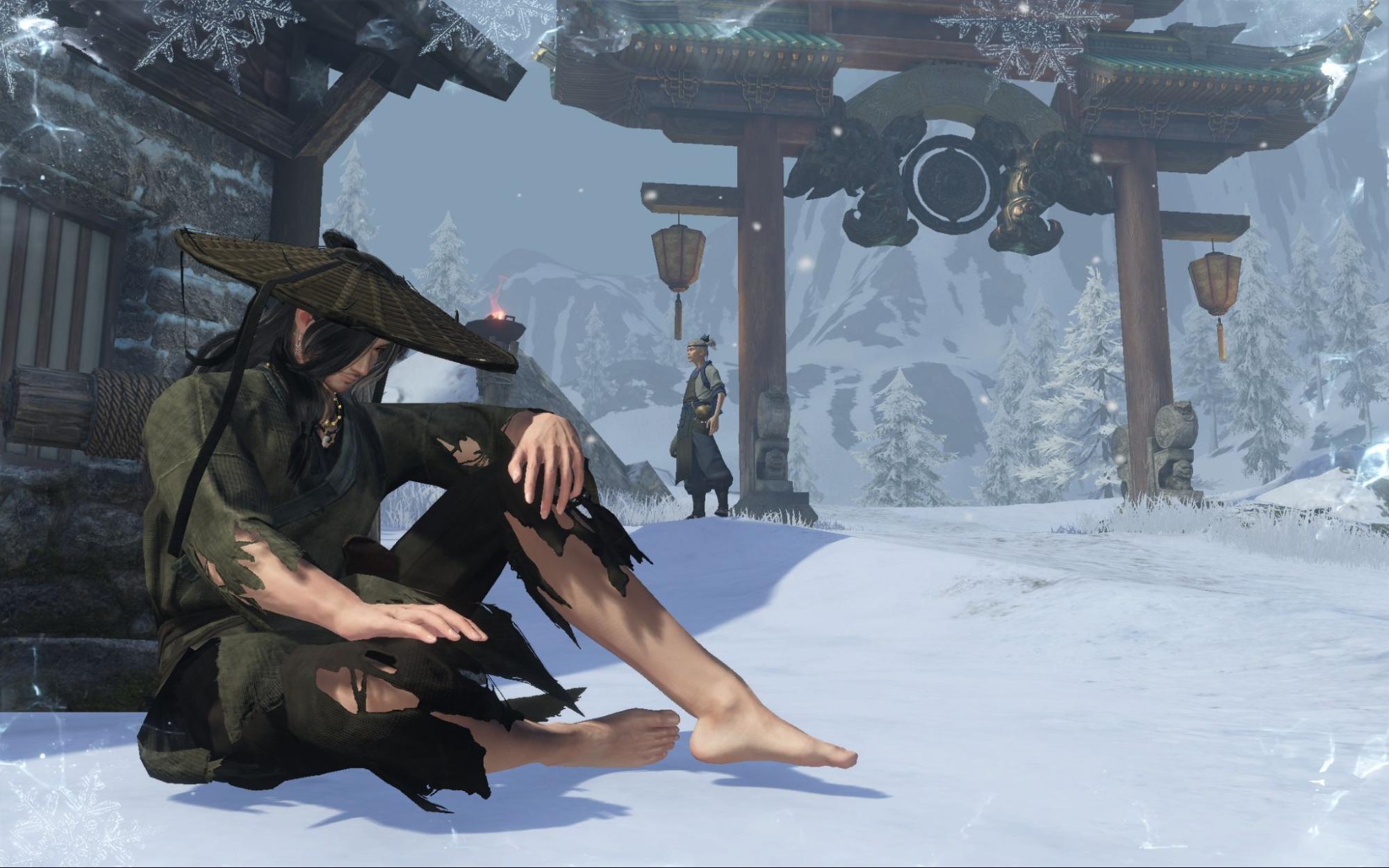 何にでもなれるMMORPG『逆水寒』で「物乞い」の生き様を見せつける。CBT最終日、記念の花火で、物乞い。恵んでくれた同志が現る_002