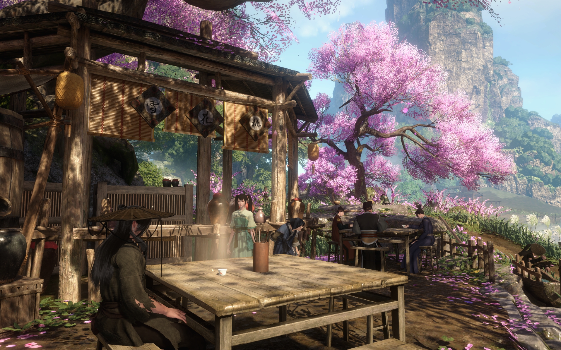 何にでもなれるMMORPG『逆水寒』で「物乞い」の生き様を見せつける。CBT最終日、記念の花火で、物乞い。恵んでくれた同志が現る_010