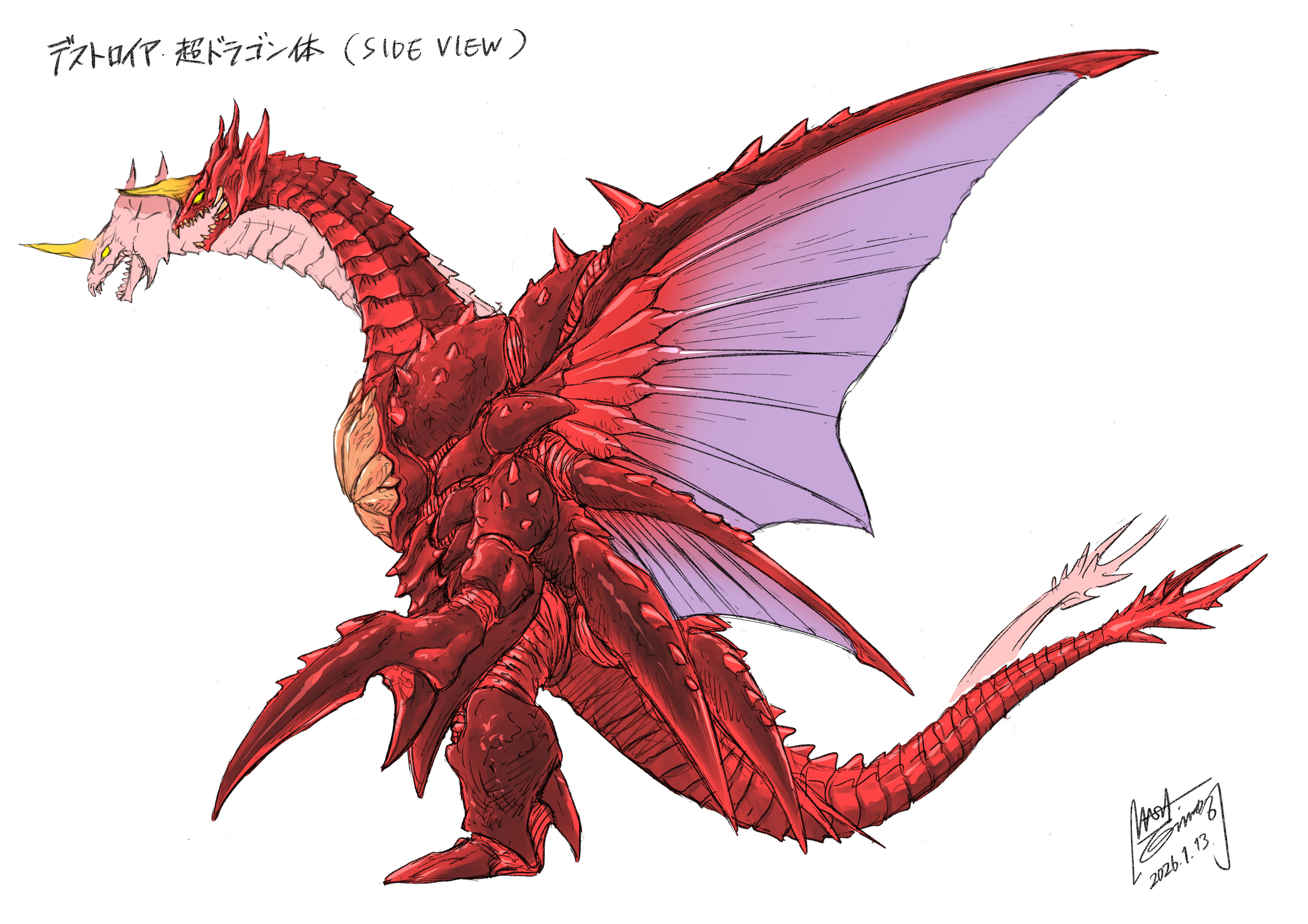 『ゴジバト』5周年インタビュー:ビオランテ&デストロイアが怪獣デザイナー・西川伸司氏によりリブート_021