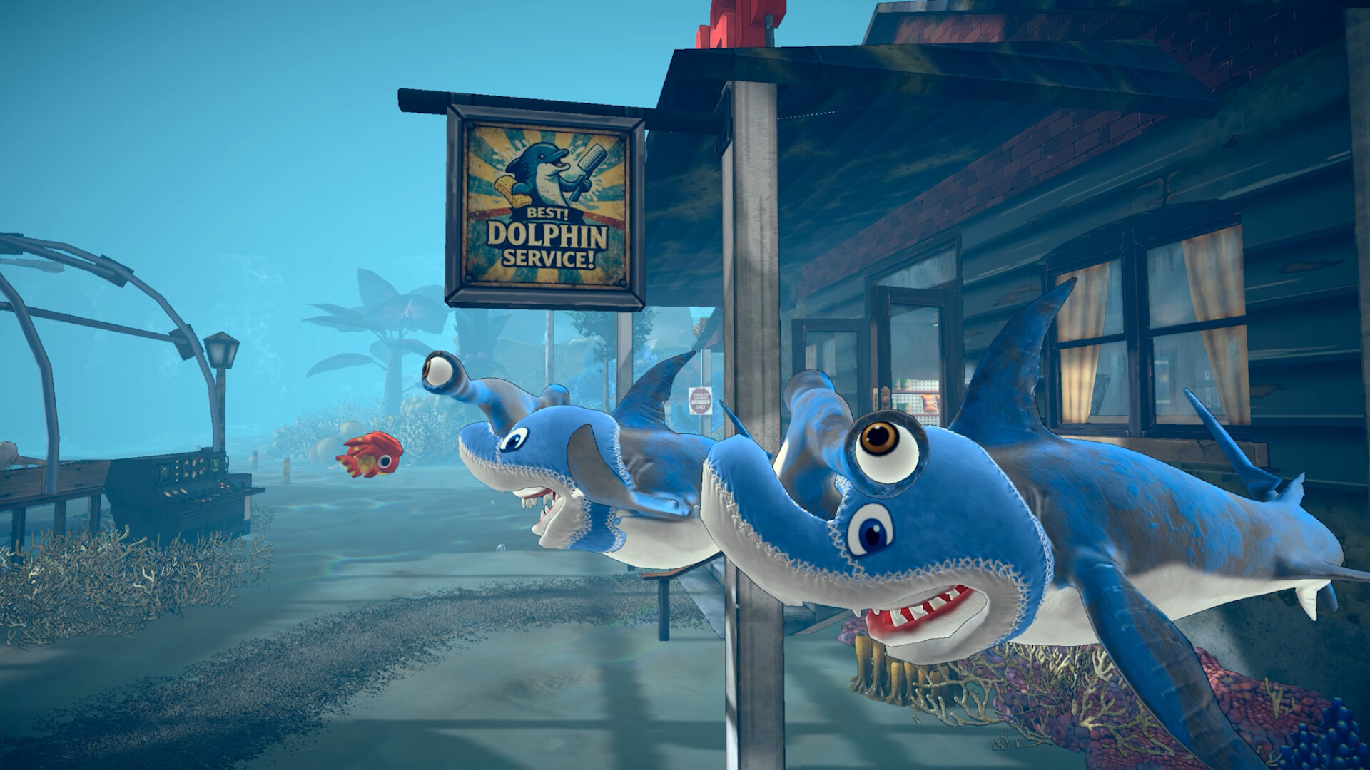 イルカに変装したサメが海で“闇のお店”を経営するゲーム『シャーク・マート』が面白そう_003