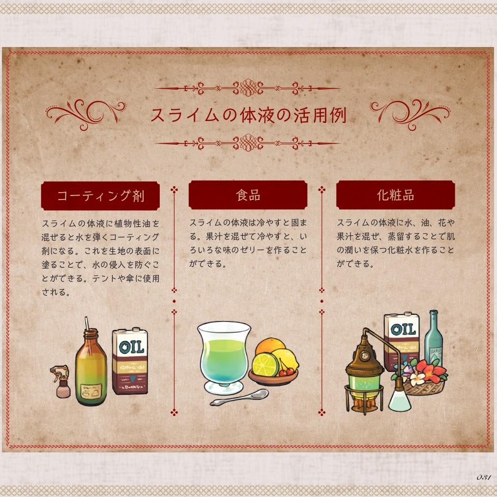『モンスター解体図鑑』電ファミ上での無料公開が決定、第1回は「スライム」_004